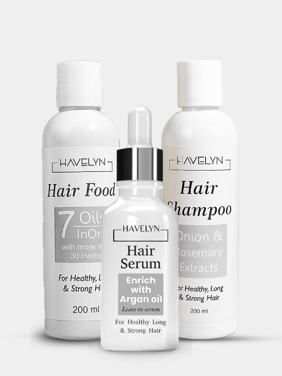 Hair Oil + Shampoo + Serum Bundle