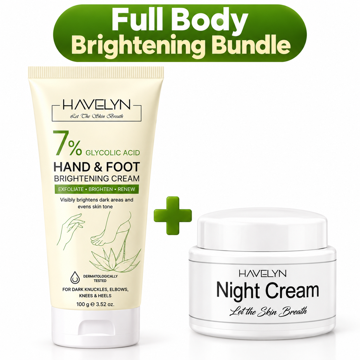 Body bundle (1 hand and foot cream and 1 night cream)