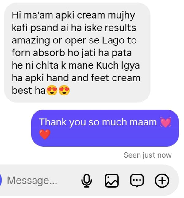 Customer review screenshot